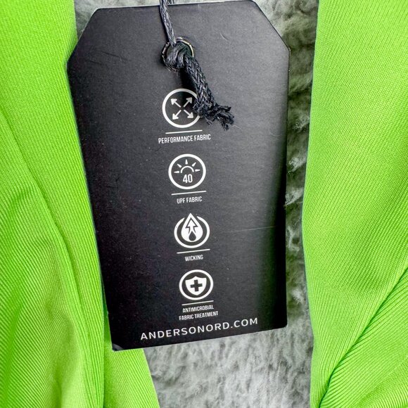 Anderson Ord Jacket Mens 2XL Gray 1/4 Zip Golf Cramer Mountain Club NC NWT - Picture 7 of 15